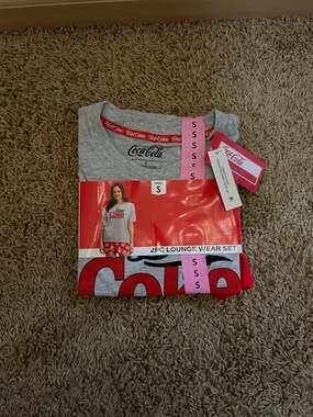 Coca-Cola Women's Diet Coke 2-Piece Lounge Wear Pajama Set, Size Small